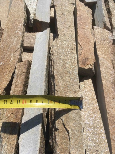 Горбушка златолит золотистый для облицовки купить в Жуковском