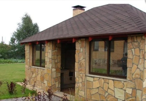 Плитняк златолит жёлтый для фасада 1,5-3 см купить в Жуковском