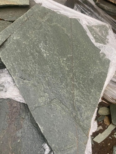 Плитняк златолит зелёный для цоколя, отмостки купить в Жуковском