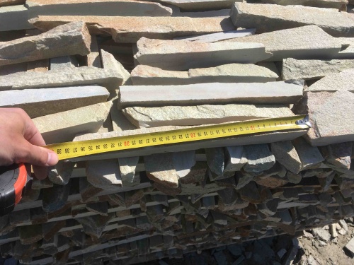 Горбушка златолит золотистый для облицовки купить в Жуковском