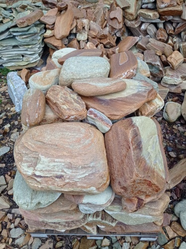 Златолит жёлтый, жёлто-зелёный глыбки и валуны для ланшафтного дизайна купить в Жуковском