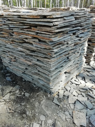 Плитняк златолит Уральский для цоколя, отмостки купить в Жуковском