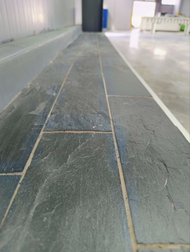 Плитка чёрная из натурального камня фасадная 30 см * 5 см, толщина 7 мм -30 мм купить в Жуковском