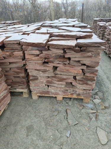 купить песчаник красный для мощения